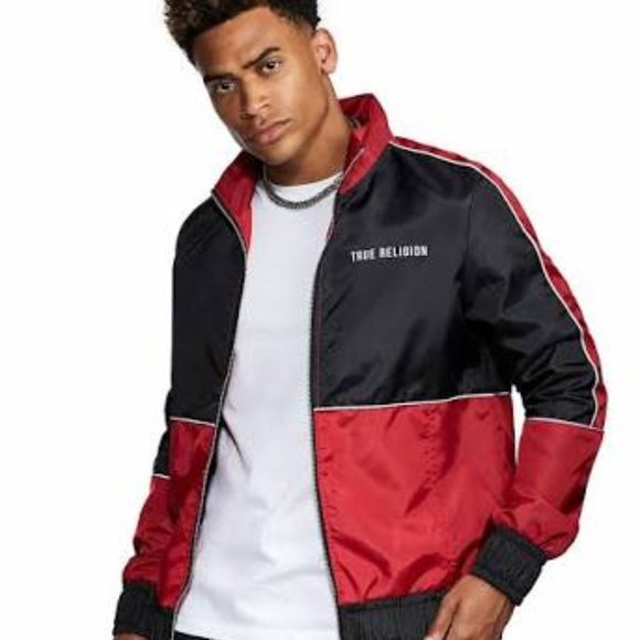 NWT True Religion Color Blocked Paneled Jacket